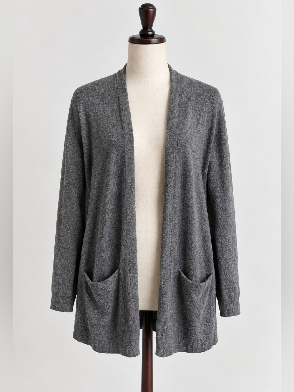 Old Navy Gray Open-Front Cardigan – Size L